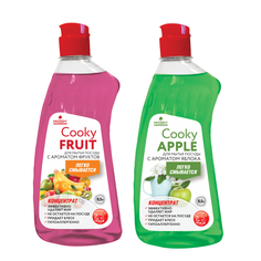 Набор Гелей для мытья посуды Prosept Cooky Apple 500 мл Cooky Fruit 500 мл