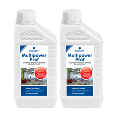Комплект Концентрат усиленного действия для мытья полов Prosept Multipower Prof 1 л х 2шт