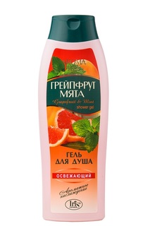 Гель для душа Iris Cosmetic Aroma Line гейпфрут и мята 400мл х 2 шт.