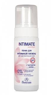 Пенка интимная Floresan Intimate с экстрактом хлопка 150 мл 6 штук