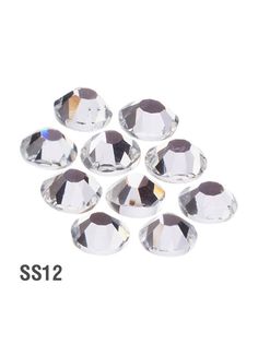 Стразы термоклеевые кристальные Swarovski 07 SS12 3,0-3,2 мм 180-200 шт.
