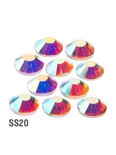 Стразы термоклеевые гологафические Swarovski 09 SS20 4,6-4,8 мм 90-100 шт.