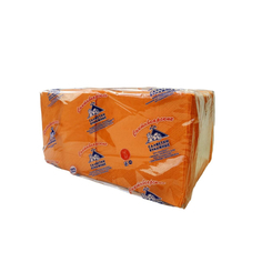 Салфетки Комус бумажные Profi Pack двуслойные 24х24см оранжевый 250 шт уп