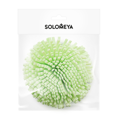 Мочалка спонж Solomeya для тела зеленая