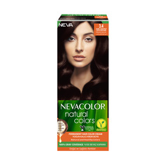 Крем-краска для волос Nevacolor Natural Colors Стойкая 3.4 Dark chestnut Тёмный каштан