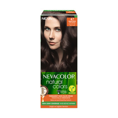 Крем-краска для волос Nevacolor Natural Colors Стойкая 4.7 Turkish coffee Турецкий кофе