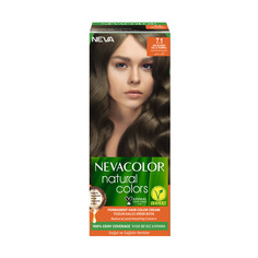 Крем-краска для волос Nevacolor Natural Colors Стойкая 7.1 Ash blonde Пепельный русый