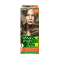 Крем-краска для волос Nevacolor Natural Colors Стойкая 8.1 Пепельный светлый блондин