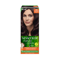 Крем-краска для волос Nevacolor Natural Colors Стойкая 4.65 Махагон красное дерево шатен