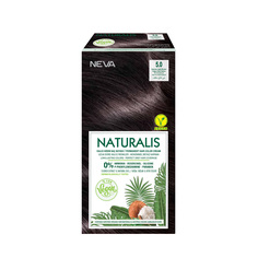 Крем-краска для волос Naturalis Vegan Стойкая 5.0 Интенсивный светло-коричневый
