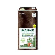 Крем-краска для волос Naturalis Vegan Стойкая 7.0 Интенсивный каштановый