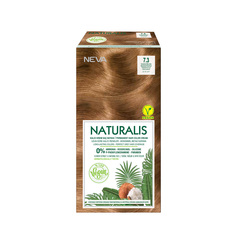 Крем-краска для волос Naturalis Vegan Стойкая 7.3 Карамельный коричневый