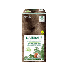 Крем-краска для волос Naturalis Vegan Стойкая 8.0 Интенсивный светлый каштановый