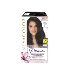 Крем краска для волос Nevacolor Premium стойкая 4.0 Кофе