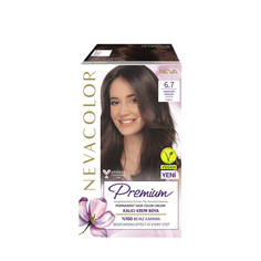 Крем краска для волос Nevacolor Premium стойкая 6.7 Шоколад