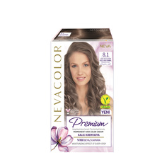 Крем краска для волос Nevacolor Premium стойкая 8.1 Пепельно-русый
