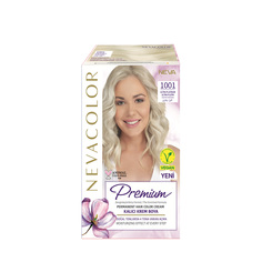 Крем краска для волос Nevacolor Premium стойкая 1001 Ультра платина