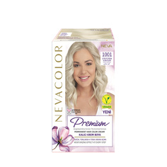 Крем краска для волос Nevacolor Premium стойкая 1001 Ультра платина