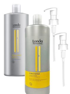 Набор для волос Londa Visible Repair Шампунь 1л + Кондиционер 1л + 2 дозатора