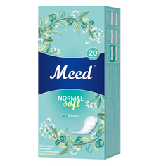 Прокладки женские гигиенические Meed ежедневные целлюлозные СОФТ Normal Soft 20 шт