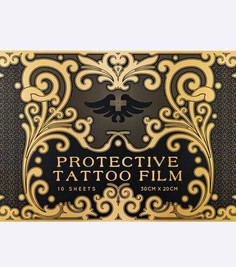 Пленка для заживления тату Tattoo Revive Protective Tattoo Film 20см х 30см 10 шт пачка