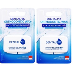 Воск для брекетов Dentalpik Orthodontic Wax прозрачный нейтральный 2 уп