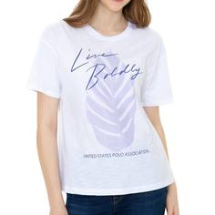 Футболка женская U.S. POLO Assn. g082gl0110gilive белая S