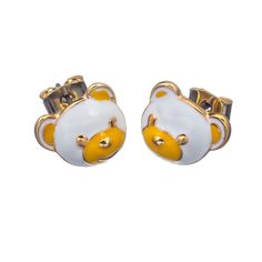 Серьги из бижутерного сплава с эмалью Moon Paris MK-23.04-023