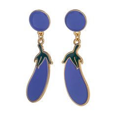 Серьги из бижутерного сплава с эмалью Moon Paris MK-23.04-020