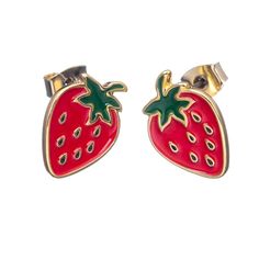 Пусеты из бижутерного сплава с эмалью Moon Paris MK-23.04-024