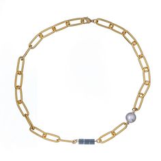 Колье из бижутерного сплава с культивированным жемчугом 46 см Moon Paris MR-23.02-0251