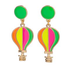 Серьги из бижутерного сплава с эмалью Moon Paris MK-23.04-022