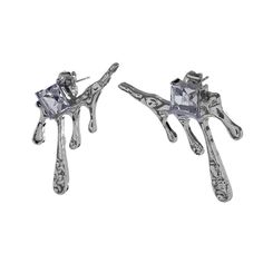Серьги из бижутерного сплава с swarovski Moon Paris MP-23.04-008