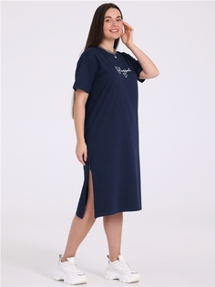 Платье женское Апрель 1ЖПК4279804 синее 112/164