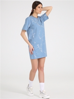 Платье женское Апрель 1ЖПК4263804н голубое 96-100/164