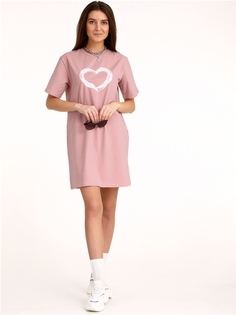 Платье женское Апрель 1ЖПК3963804 розовое 96-100/164