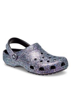Шлепанцы мужские Crocs Classic Glitter Clog 205942 черные 36-37 EU