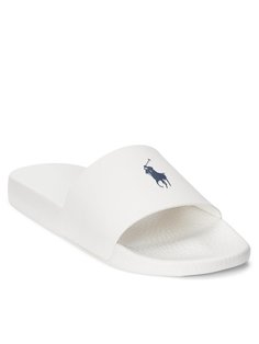 Шлепанцы женские Polo Ralph Lauren Polo Slide 809892945007 белые 41 EU