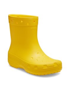 Резиновые ботинки женские Crocs Classic Rain Boot 208363 желтые 42-43 EU
