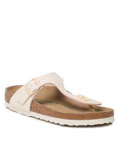 Шлепанцы женские Birkenstock Gizeh 1024085 бежевые 37 EU