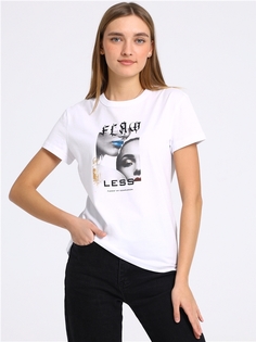 Футболка женская Апрель 10639732 белая 100/164