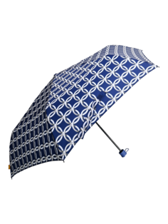 Зонт женский ZEST 53568 сине-серебристый
