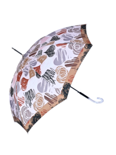 Зонт женский ZEST 51616 бело-бежевый