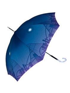 Зонт женский ZEST 51616 тёмно-синий