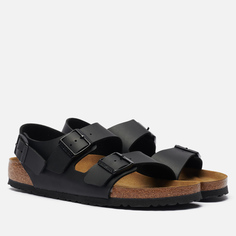 Сандалии Birkenstock Milano Birko-Flor чёрный, размер 42 EU