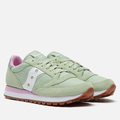 Женские кроссовки Saucony Jazz Original зелёный, размер 40 EU