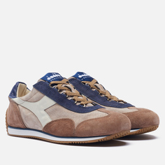 Мужские кроссовки Diadora Equipe Suede Stone Wash коричневый, размер 41 EU