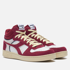 Кроссовки Diadora Magic Basket Demi Cut Suede красный, размер 40 EU