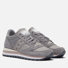 Женские кроссовки Saucony Jazz Triple серый, размер 37 EU