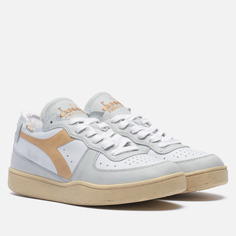 Кроссовки Diadora Mi Basket Row Cut серый, размер 40.5 EU